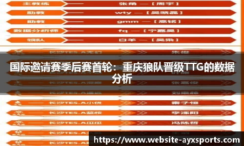 国际邀请赛季后赛首轮：重庆狼队晋级TTG的数据分析